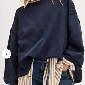 NWT Free People We The Free Total Eclipse Tee size Large